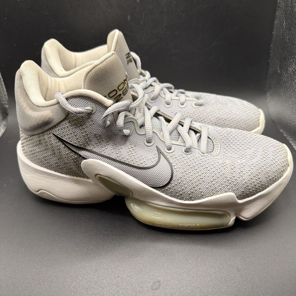 Nike Zoom Rize 2 Wolf Grey White Basketball Shoes CZ5023-002 Mens 7